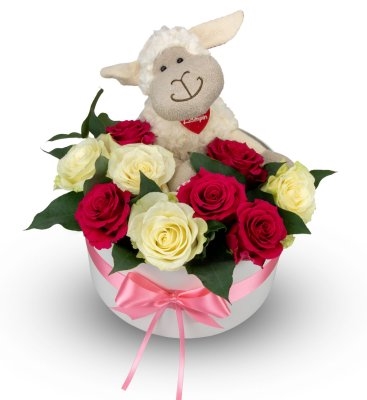 Box of flowers Olivia (Medium)