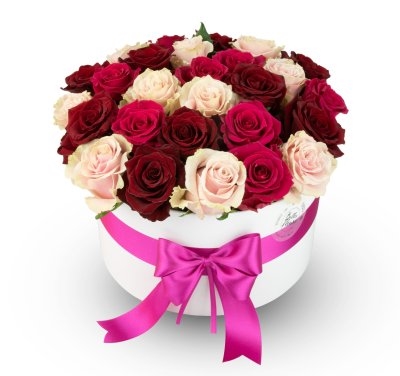 Box of flowers Dolce rosa (Small)
