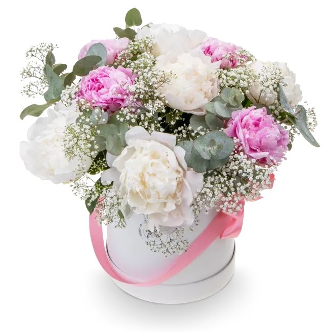Box with peonies – Anna (Small)