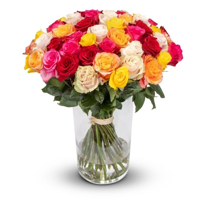 Bouquet of colorful roses – Suzanne (11 Stems)