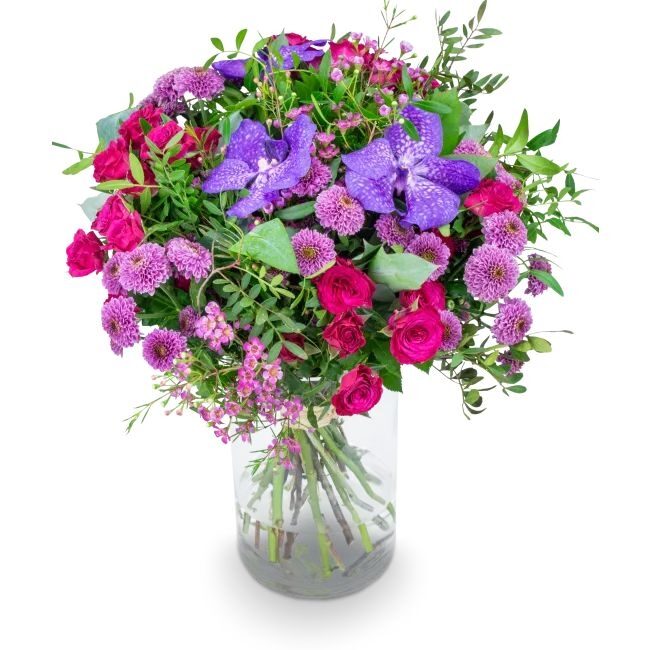 Bouquet of pink flowers – Alessia (Small)