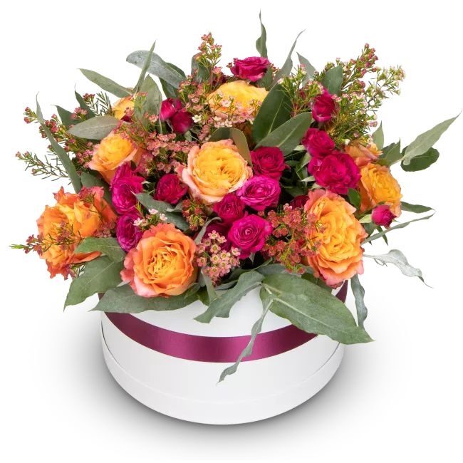 Box with roses – Lola (Small)