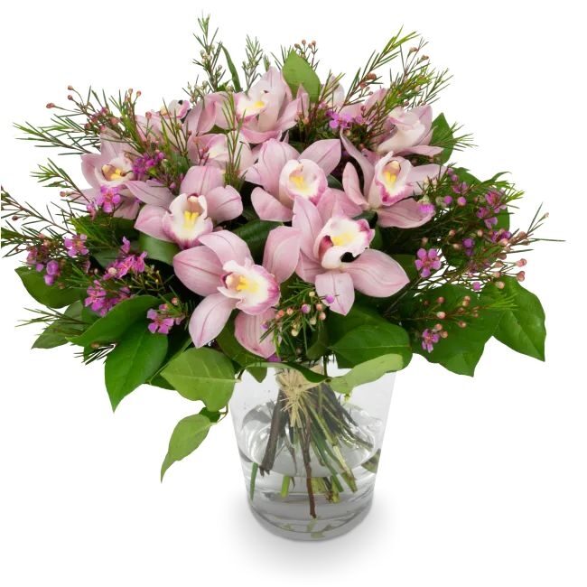 Bouquet of pink orchids – Grace (Small)