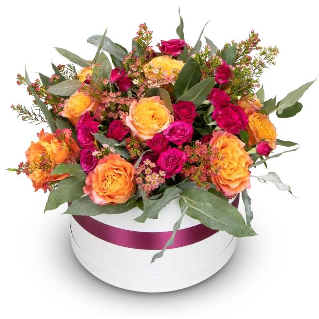 Box with roses – Lola (Small)