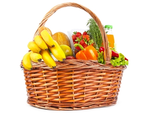 Fresh Organic Food Basket