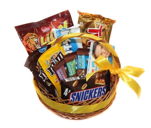Snack and Chocolate Gift Basket