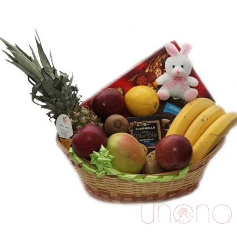 Delicious Fruit & Chocolates Basket (Regular)