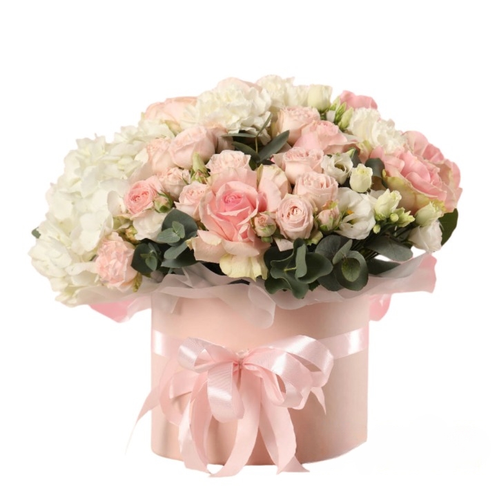 Elegant Pastel Flower Box — A Touch of Tenderness