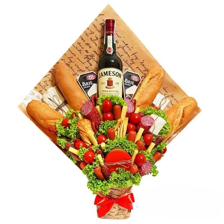 Jameson and Brie Man Bouquet (Whiskey 0.5 L)