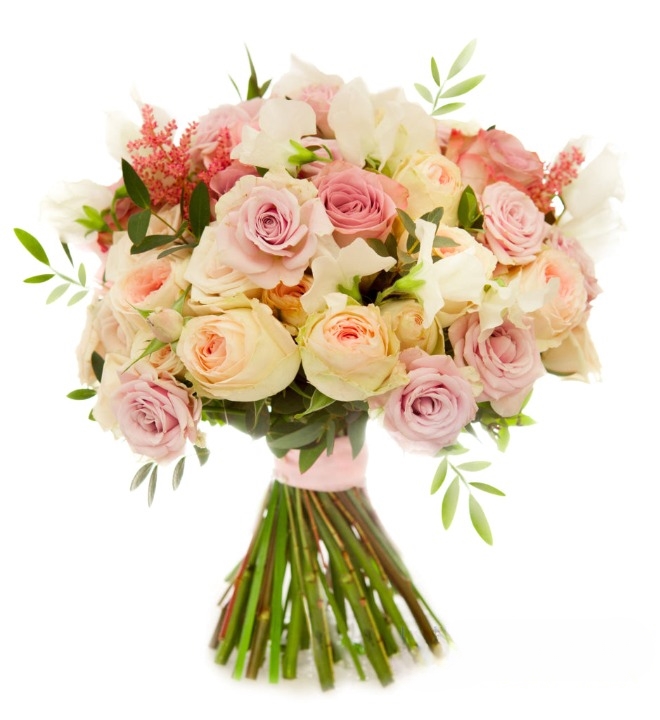 Pastel Rose Elegance Bouquet