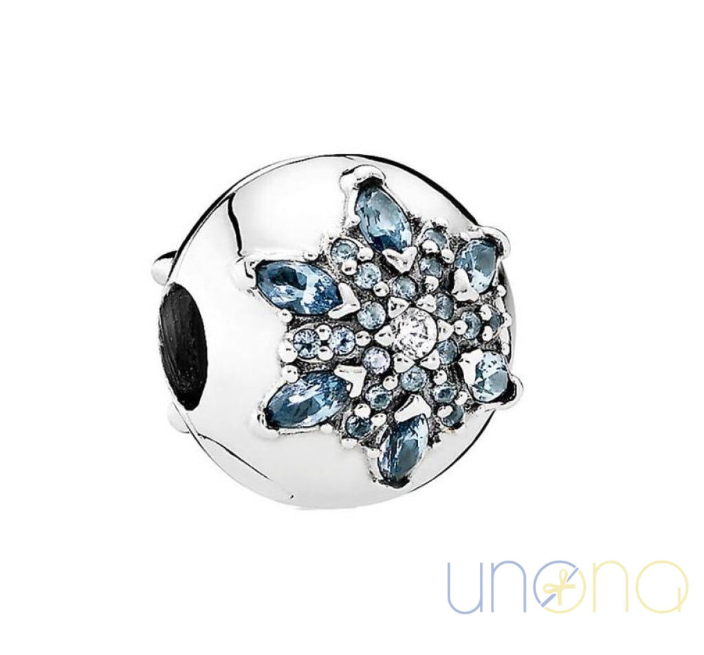 Snowflake Clip Charm
