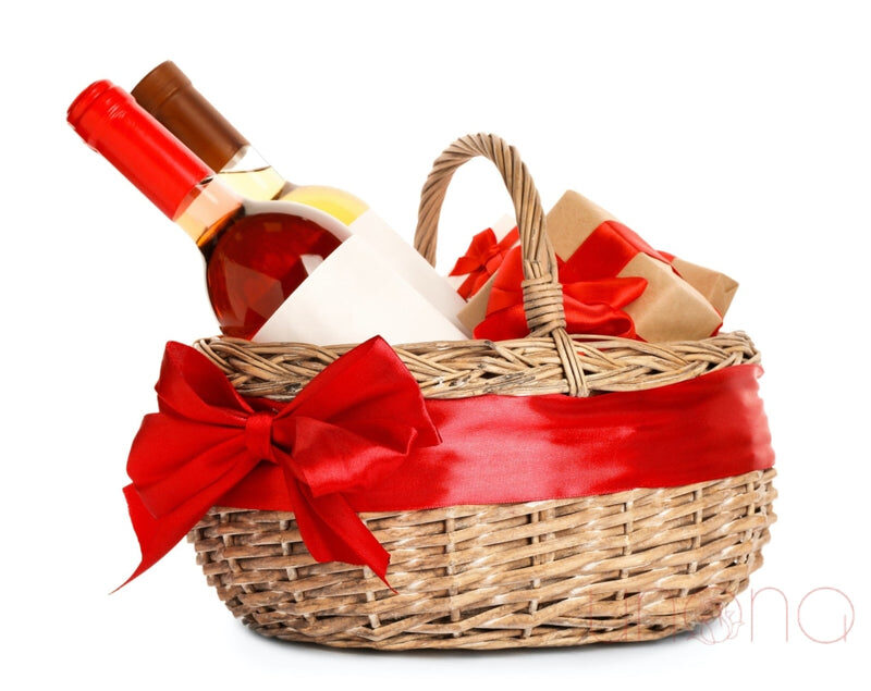 Wine and Chocolates Gift Basket