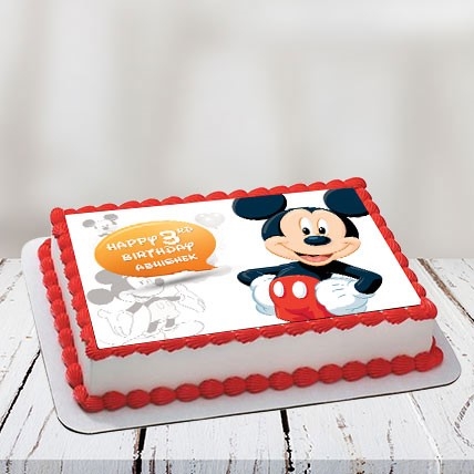 Mickey Photo Cake (3 Kg)