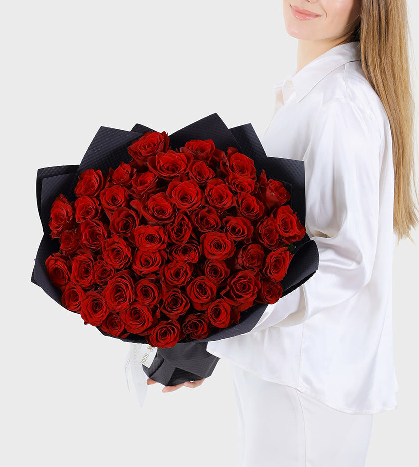 My Habibti Bouquet (50 Premium Blooms)