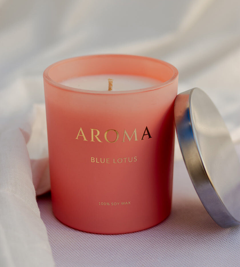 Blue Lotus Candle by