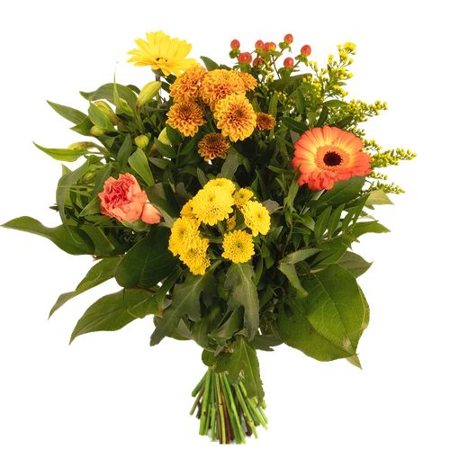 Good job yellow orange bouquet (Small yellow orange bouquet)