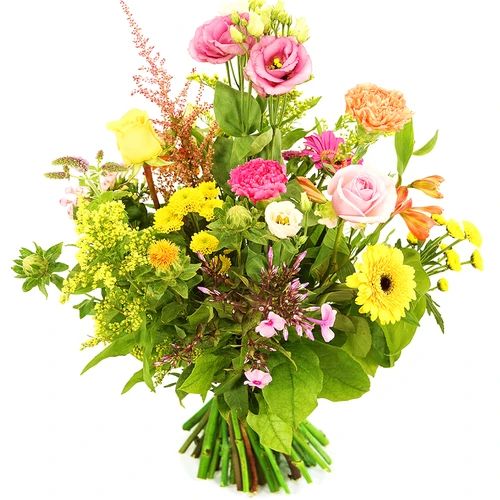 Playful bouquet yellow - pink - orange (Small Playful bouquet yellow - pink - orange)