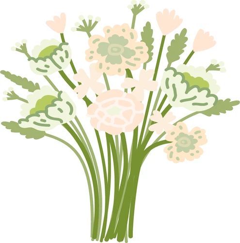 White bouquet, florist's choice (Medium white bouquet choice of flowers is a surprise)