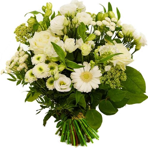Timeless bouquet Bouncy white (Medium white bouquet)