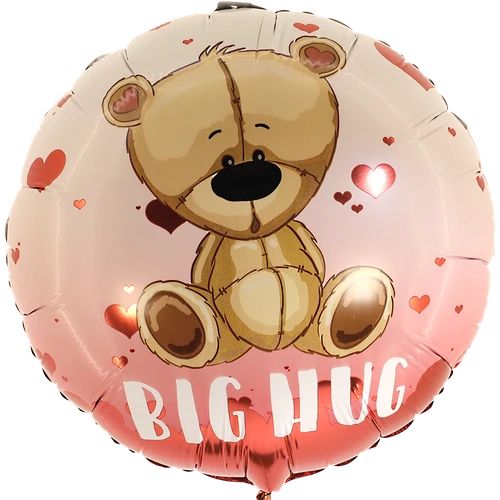 order Big Hug balloon (Big hug balloon with a teddy bear on it)