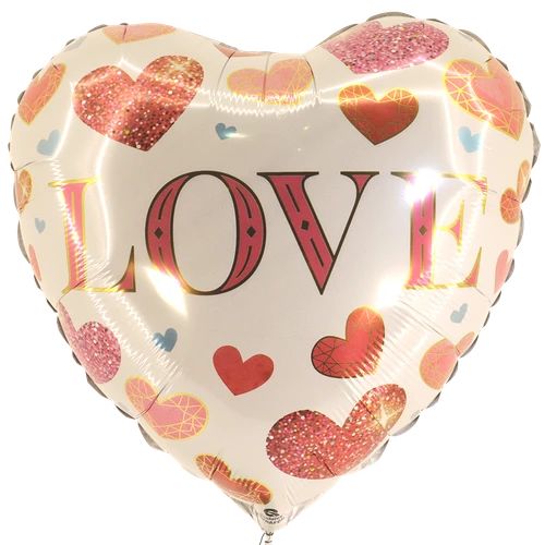Love balloon with hearts (Love balloon with harden)