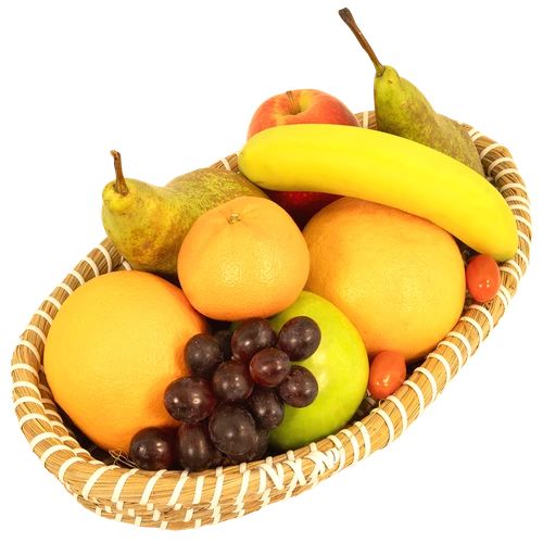 Oval fruit basket in zebra fruit basket dish (Oval fruit mango)