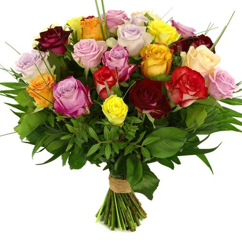 Mixed roses large (15 Mixed pink boxes including sheet material)