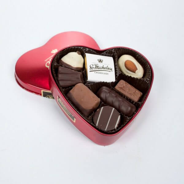 Chocolate And Heart Box