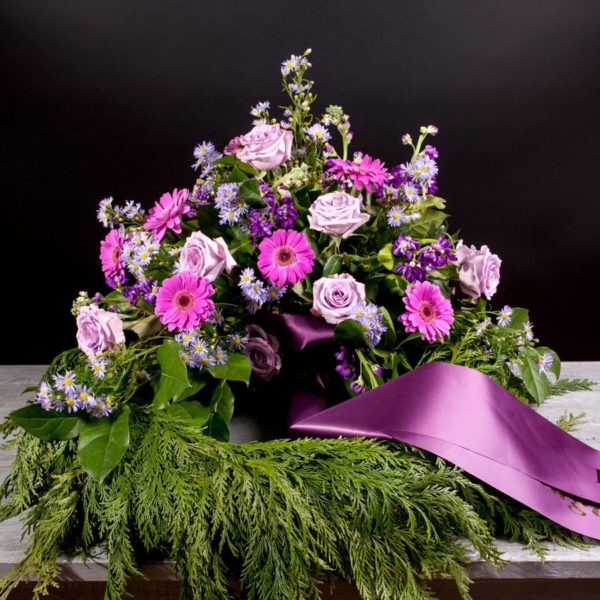 Wreath, Blue And Purple (Small)