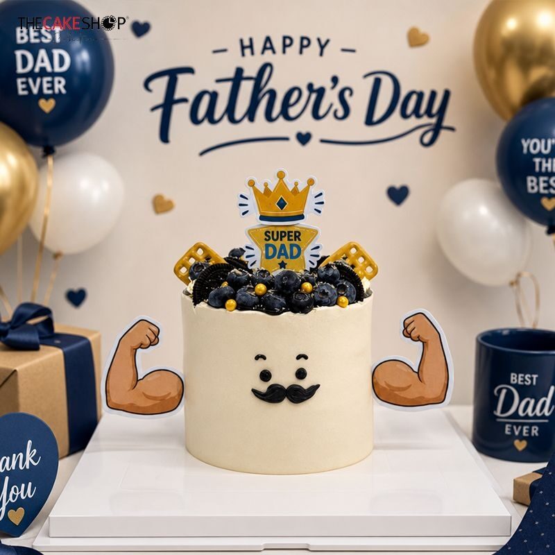 Super Dad Celebration Cake