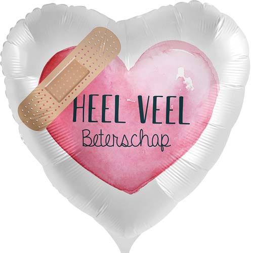 Get well soon bandaid pink