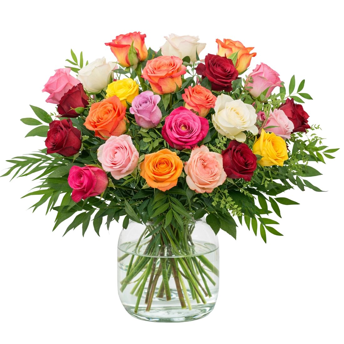 Bouquet mixed roses (Standard (S))