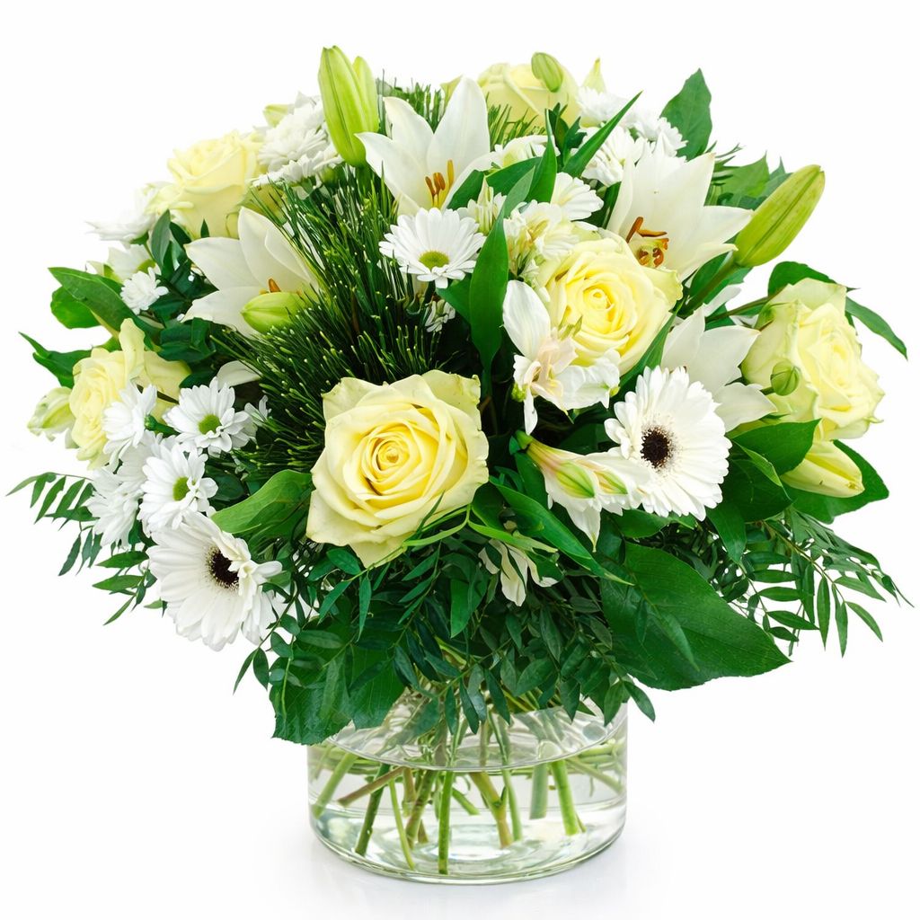 Sympathy bouquet luxury white (Standard (S))