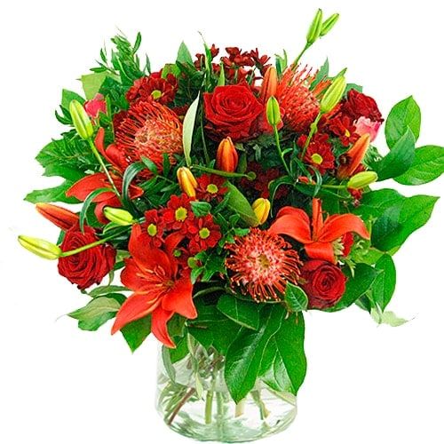 Bouquet red mixed (Standard (S))