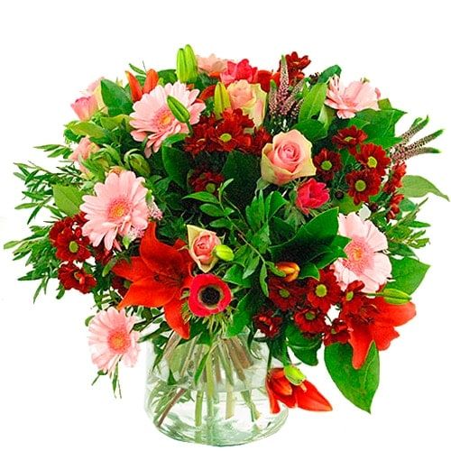 Bouquet pink red (Standard (S))