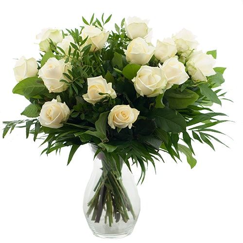 Bouquet of white roses (Standard (S))