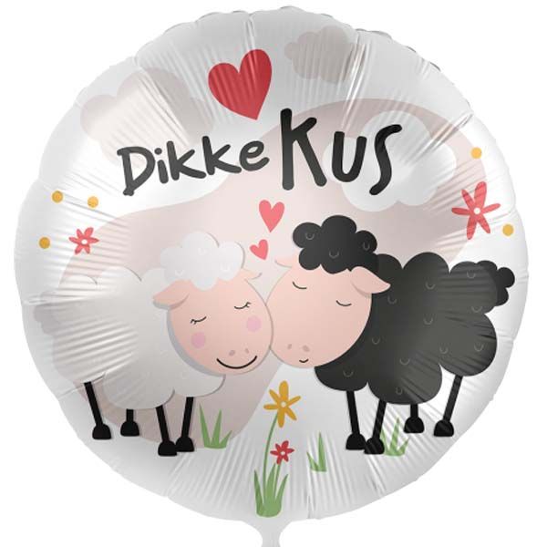 Big kiss sheep