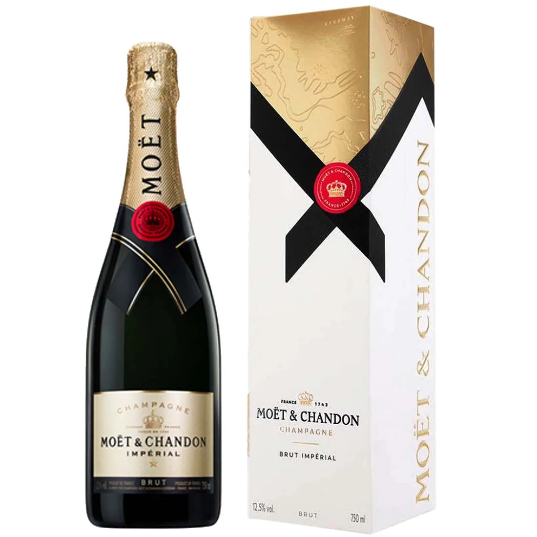 Moët & Chandon brut 75cl in cadeau box
