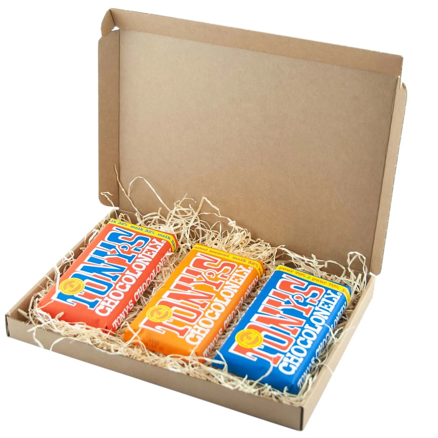 Tony's Chocolonely festival met 3 repen