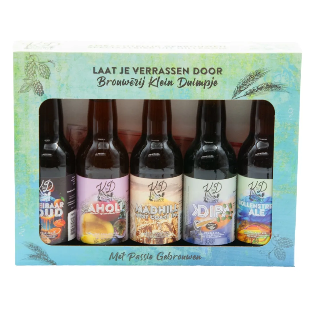 Klein Duimpje Geschenkdoos IPA - bierpakket 5x33cl