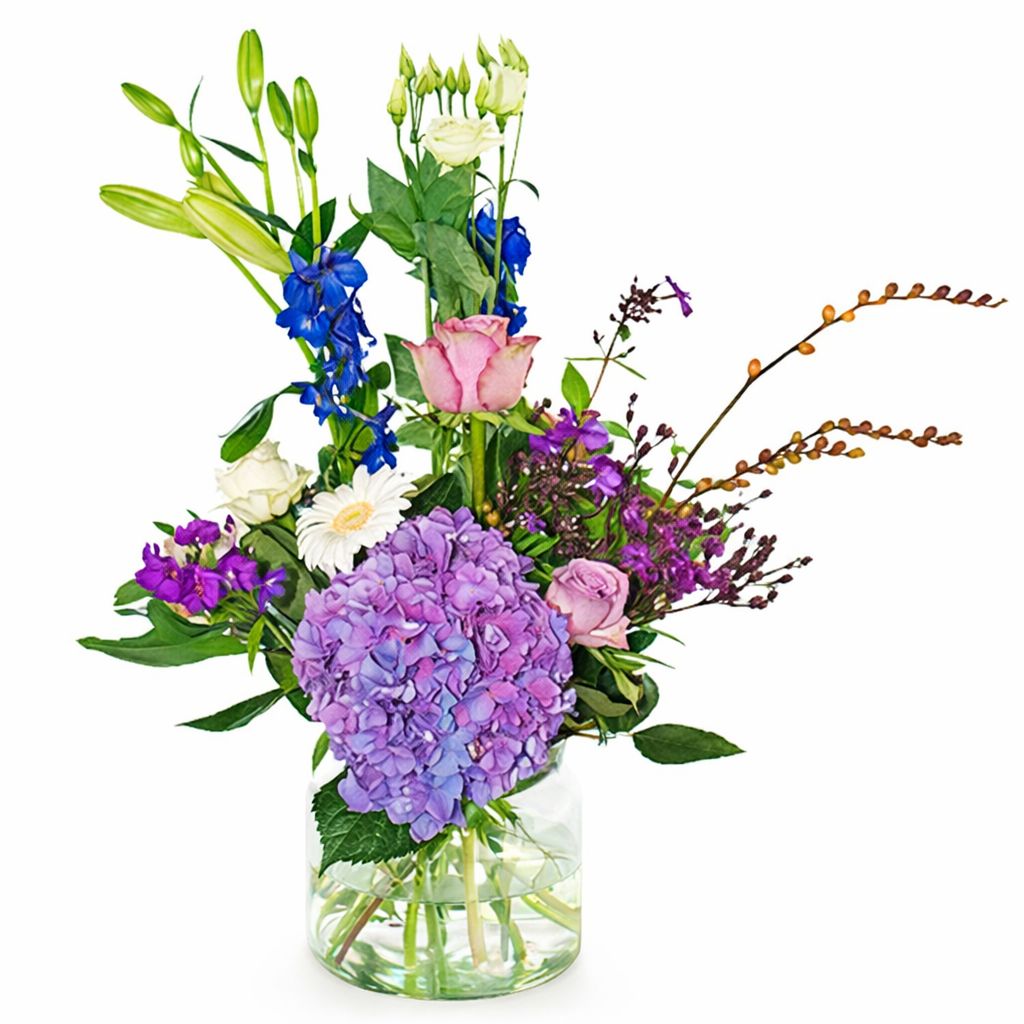 Palette bouquet blue purple white (Standard (S))