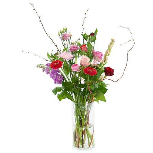 Pick bouquet pink/red