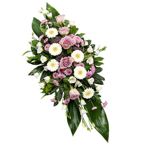 Funeral arrangement lilac white (Standard (S))