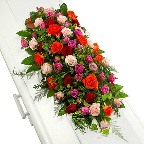 Casket decoration of roses (Standard (S))