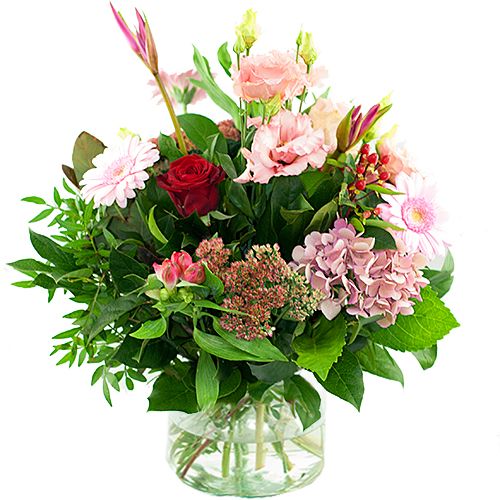 Seasonal bouquet red/pink (Standard (S))