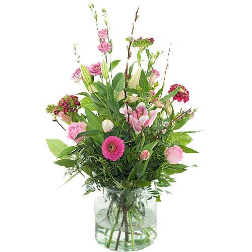 Bouquet full of pink flowers (Standard (S))