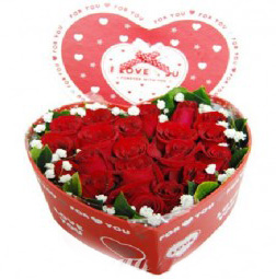 Box Of Red Roses - Passionate