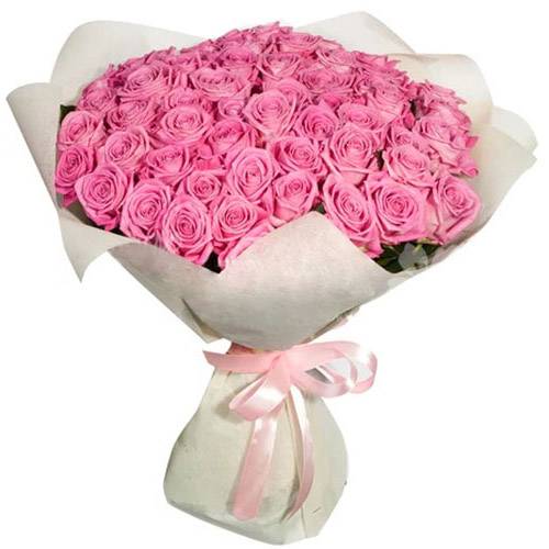 51 Pink roses Bouquet