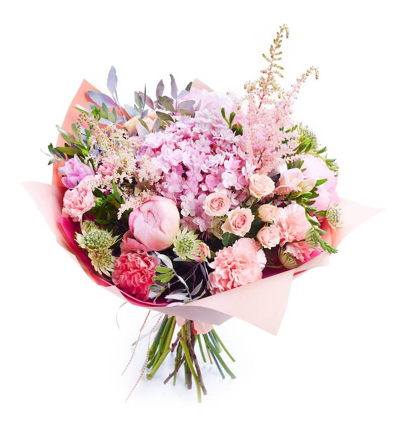 Bouquet mix with hydrangea