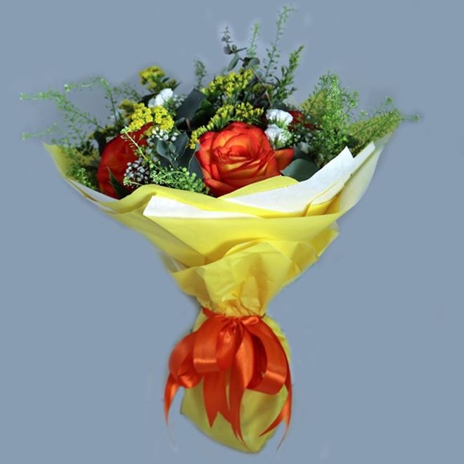 Enticing Orange Roses